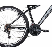 Велосипед Forward Flash 26 1.0 черный/серый 2022 г 15" RBK22FW26642