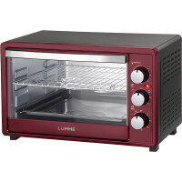 Мини-печь Lumme LU-1710 бордовый гранат