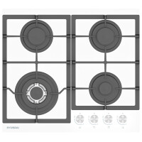 Встраиваемая газовая варочная панель Hyundai HHG 6436 WG