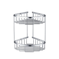 Полка двойная угловая Timo Nelson 150082/00 chrome