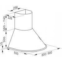 Каминная вытяжка Kaiser A 9423 ElfBE Eco
