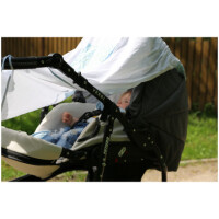 Накидка от солнца Mammie 13-11010/3 белый/розовый