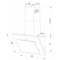 Каминная вытяжка Hebermann HBKH 60.2 B