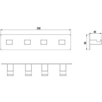 Крючок Timo Selene 10015/00 chrome