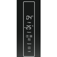 Холодильник Tesler RCD-545I BLACK GLASS