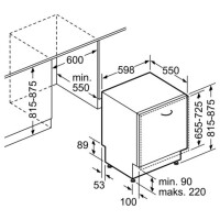 Встраиваемая посудомоечная машина Bosch SMV45GX03E