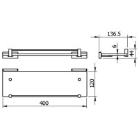 Стекло для полки Langberger 10951D