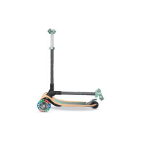 Самокат Globber PRIMO FOLDABLE WOOD LIGHTS зеленый