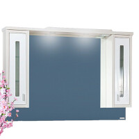 Зеркало-шкаф Бриклаер Бали 120 светлая лиственница