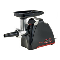 Мясорубка Delta DL-6104M черный/красный