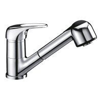 Смеситель для кухонной мойки WasserKraft Oder 6365 с выдвижным изливом хром