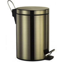 Ведро для мусора WasserKraft K-645 светлая бронза