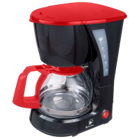 Кофеварка Василиса КВ1-600 черный/красный