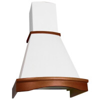 Каминная вытяжка Elikor Ротонда 60П-650-П3Л бежевый/дуб венге