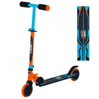 Самокат Ridex Rebel 125 оранжевый/голубой
