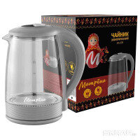 Чайник электрический Матрёна MA-009 серый