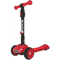 Самокат-кикборд Novatrack 120CBP.RAINBOW.RD20 красный