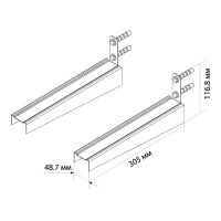 Кронштейн для СВЧ Trone C-5 белый