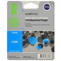Картридж Cactus CS-EPT1712 голубой