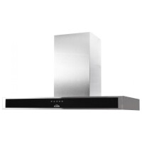 Каминная вытяжка Elikor Агат 90Н-1000-Е4Д нержавейка /черный