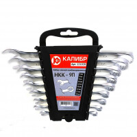 Набор комбинированных ключей Калибр НКК-9П