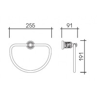 Полотенцедержатель Schein Carving 7065024
