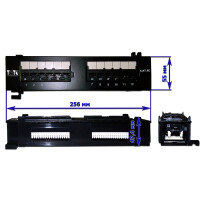 Коммутационная панель Lanmaster TWT-PP12UTP-H