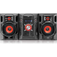 Музыкальный центр BBK AMS103U black/red