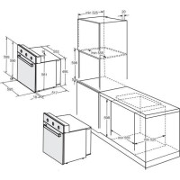 Встраиваемый электрический духовой шкаф Darina 1V5 BDE112 707 B