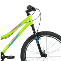 Велосипед Forward Iris 24 1.0 2022 г RBK22FW24730 зеленый/бирюзовый