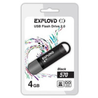 Флеш-накопитель Exployd 4GB-570-черный