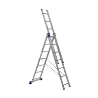 Стремянка Алюмет 3* 7 алюминиевая