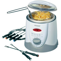 Фритюрница-фондю Bomann FFR 1290 CB weis-grau 1L