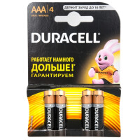 Батарейка Duracell Basic CN LR03-4BL AAA