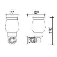 Стакан Schein Carving 7065011