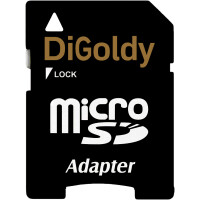 Карта памяти Digoldy 16GB microSDHC Class10 + адаптер SD