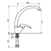Смеситель для кухни Italmix ECO 0600 GREY