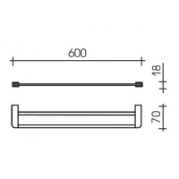 Полотенцедержатель Schein Allom 22821