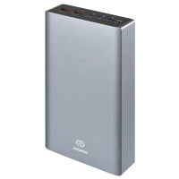 Мобильный аккумулятор Digma DG-PD-30000-SLV серебристый