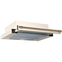 Встраиваемая вытяжка Elikor Интегра 60П-400-В2Л крем/рейлинг бронза