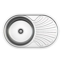 Кухонная мойка Zigmund & Shtain Kreis OV 780.8 polished