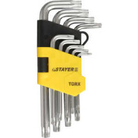 Набор ключей шестигранных Stayer T2-T10мм 9шт Master (2743-H9)