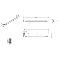 Полотенцедержатель Sonia 131495