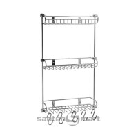 Полка металлическая прямая тройная WasserKraft K-1433
