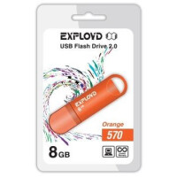 Флеш-накопитель Exployd 8GB-570-оранжевый