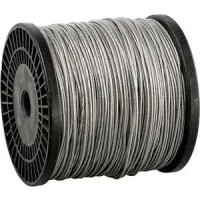 Трос стальной в оплетке ПВХ * 1(2)мм х 200м DIN 3055 (4-304120-01-02)