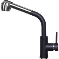 Смеситель для мойки Zigmund & Shtain ZS 1200L черный базальт