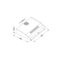 Вытяжка ORE Grong 50 white