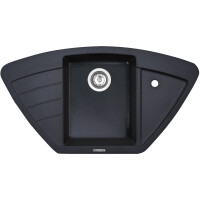 Кухонная мойка Zigmund & Shtain ECKIG 900 темная скала