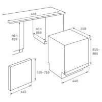 Встраиваемая посудомоечная машина Teka DW8 40 FI